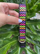 Halloween Chevron Dog Collar