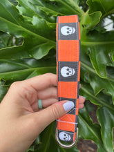 Checkered Skulls Dog Collar