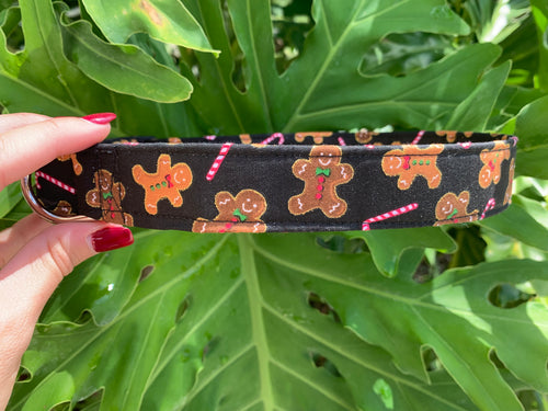 Gingerbread Man Dog Collar