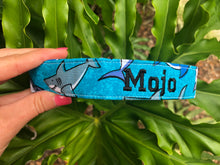 Teal Shark Dog Collar