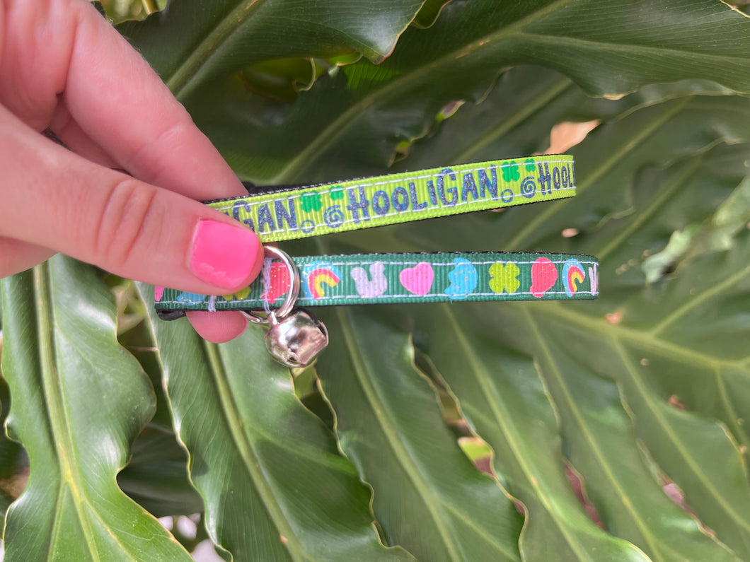 St. Patrick's Day Cat Collars