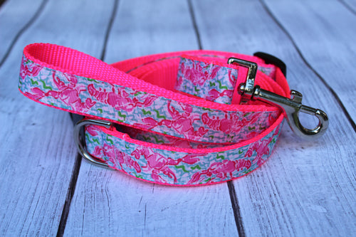 Lilly Inspired Lobster Dog Leash