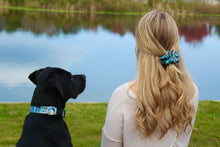 Wildflower Pickin' (Blue) Dog Collar