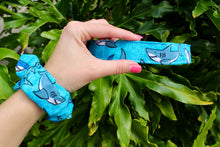 Teal Shark Dog Collar