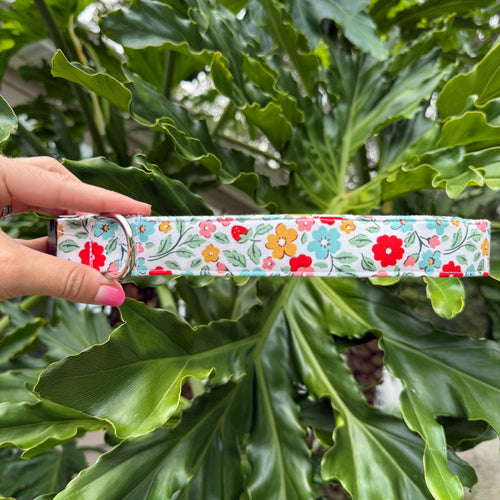 Farmhouse Floral Dog Collar
