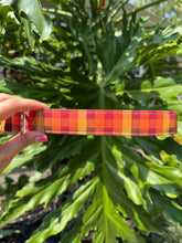 Scarecrow Plaid Dog Collar