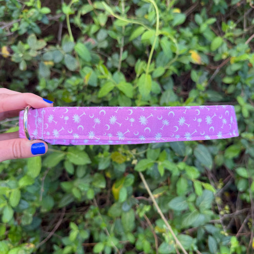 Pink Palmetto Moon Dog Collar