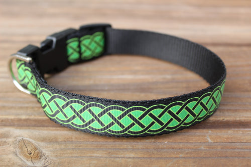 Celtic Knots Nylon Dog Collar