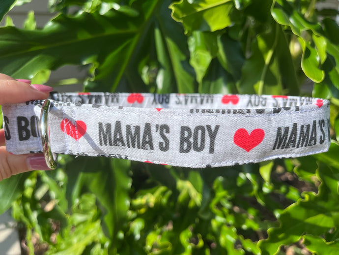 Mama's Boy Dog Collar