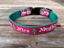 Naughty & Nice Christmas Dog Collar